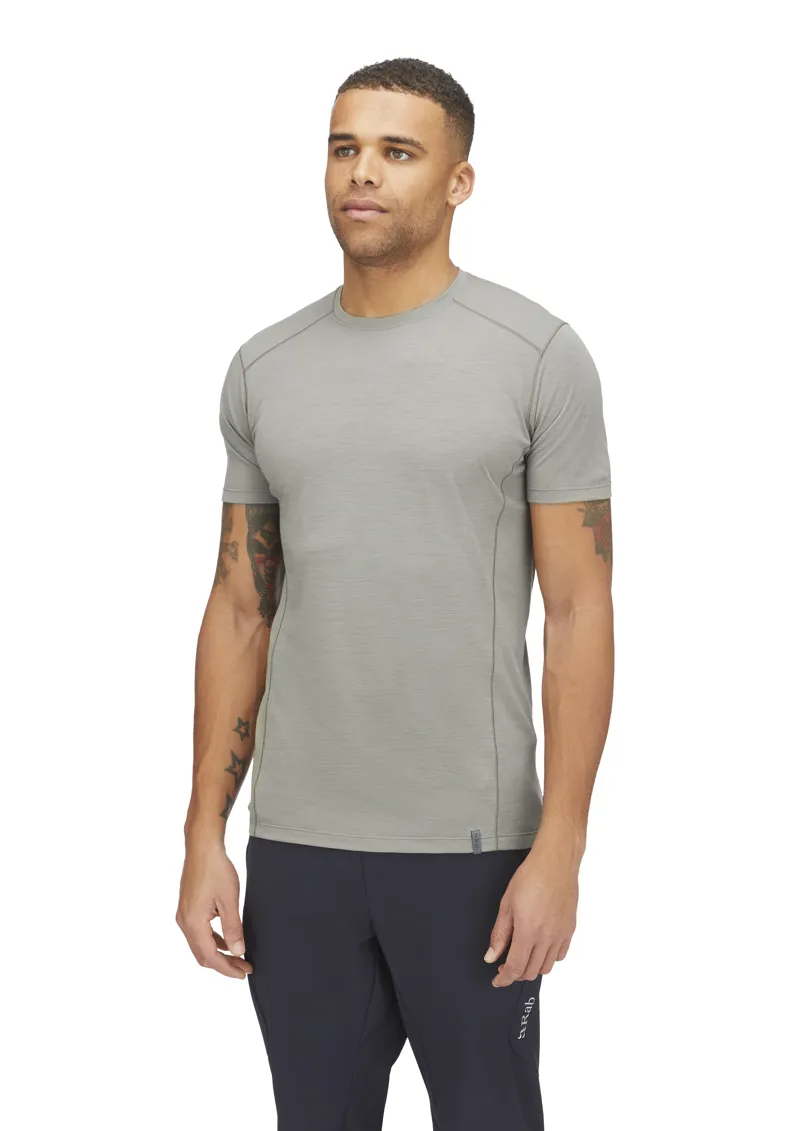 Rab Mens Syncrino Base Tee Stone-4