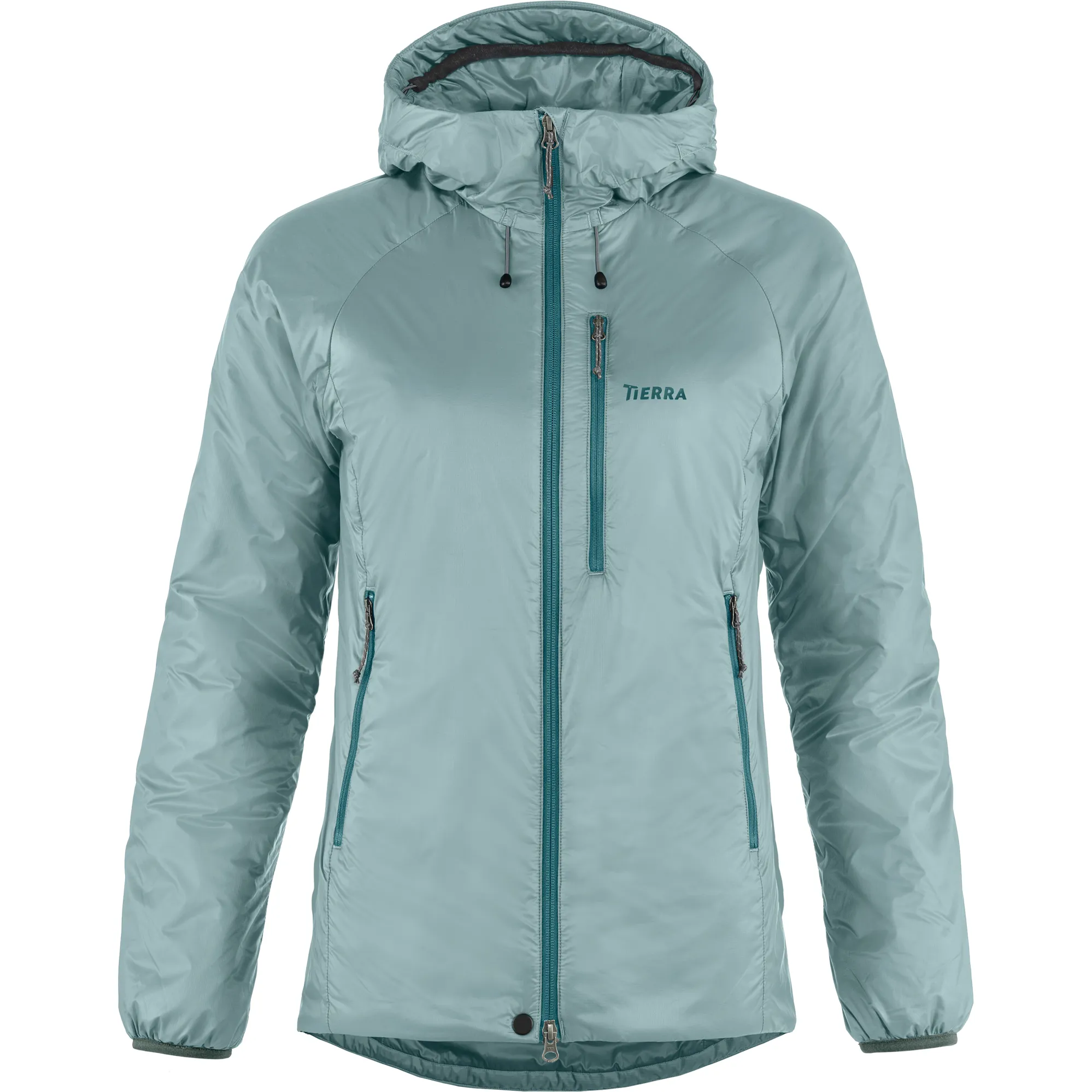Tierra Womens Belay 120 Hooded Jacket Pale Dust - Main Image
