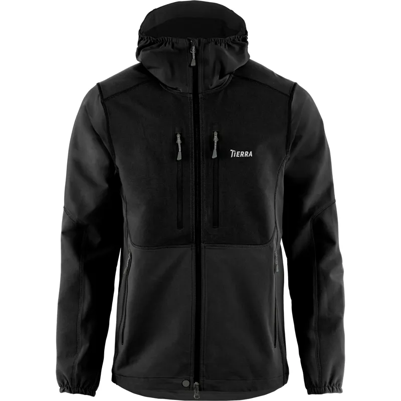Tierra Mens Ace Hooded Jacket Black