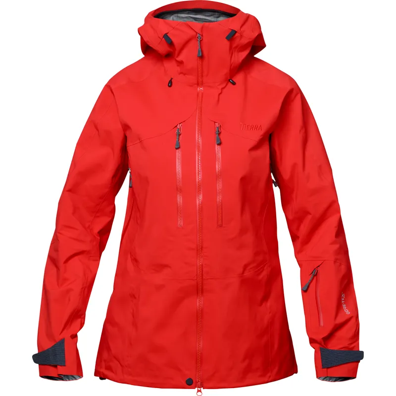 Tierra Womens Roc Blanc Jacket Red