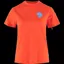 Fjallraven Women's Fox Boxy Logo T-Shirt Flame Orange