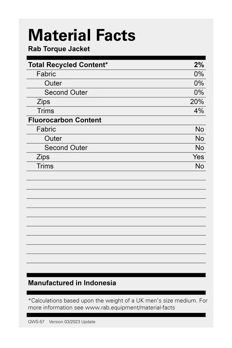 Rab Mens Medium Torque Jacket Ink Blue-5