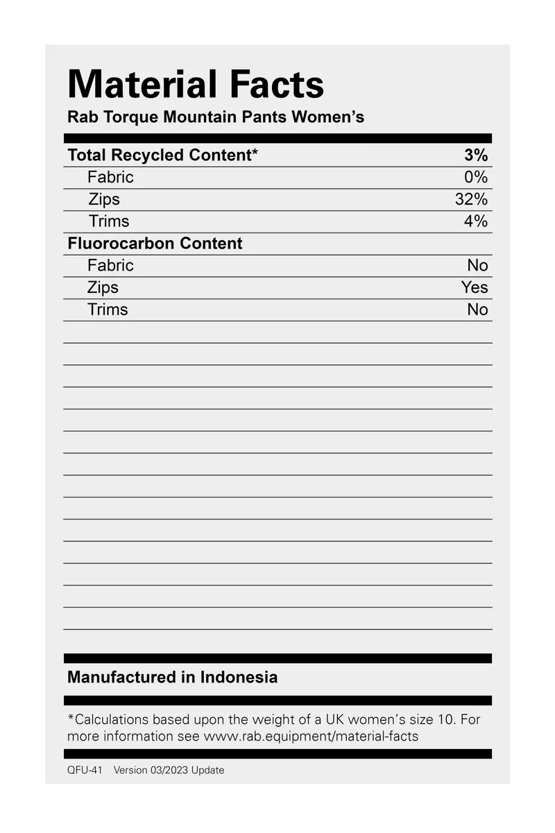 Rab Womens Torque Mountain Pants Storm Green/Sagano Green-4
