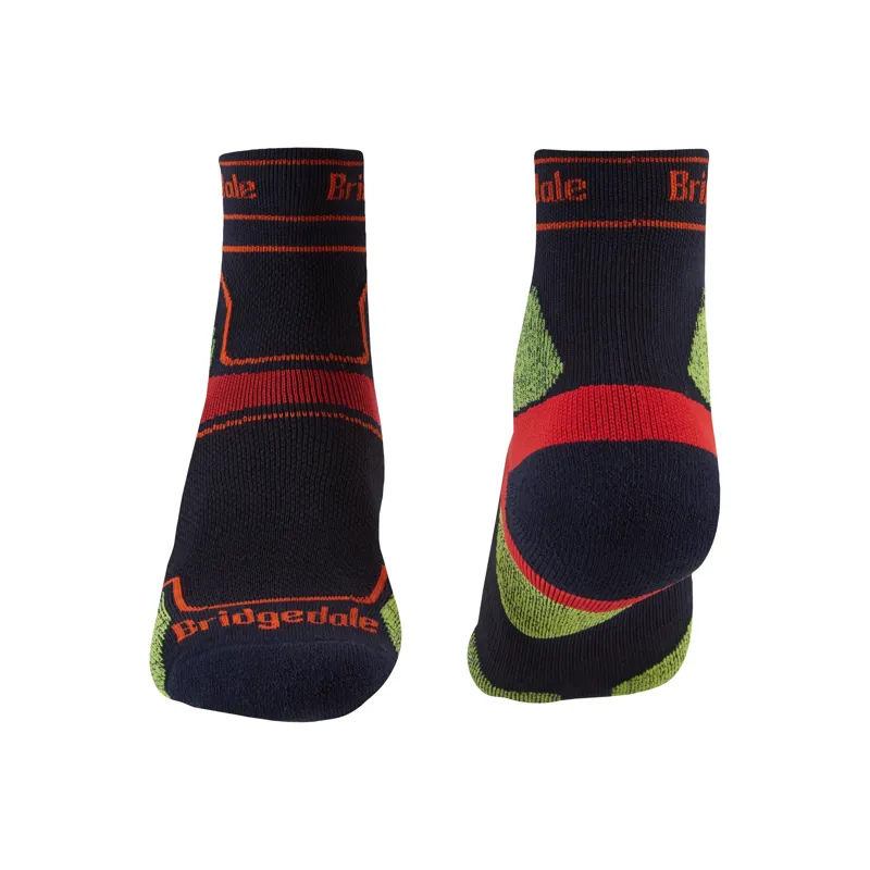 Bridgedale Mens Ultra Light T2 Coolmax Sport 3/4 Crew Navy-1