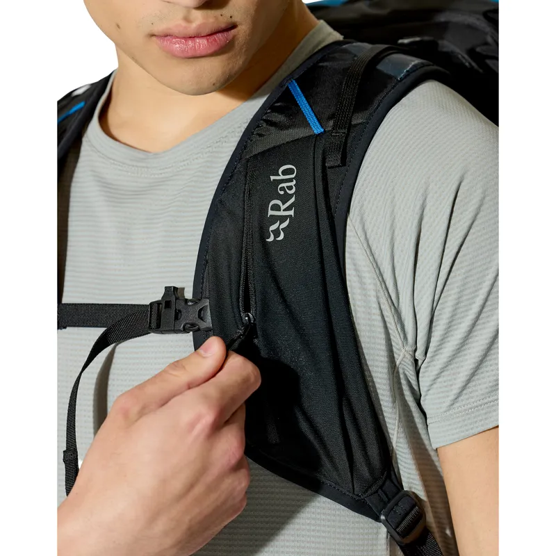 Rab Men's Syclon XP 30 Black / Maya Blue-10