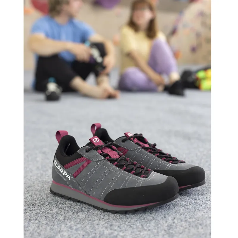 Scarpa Women's Crux 2 Approach Shoes Smoke Raspberry-5