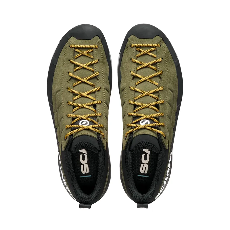 Scarpa Mescalito GTX Approach Shoes Dark / Olive Grey-4