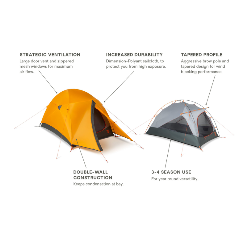 NEMO Equipment Kunai Three-Four Season Two-Person Tent-2