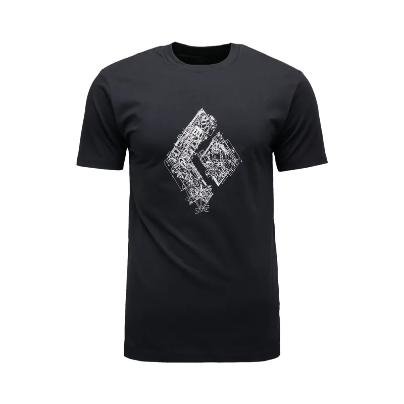 Black Diamond Men's Engineered Diamond SS Tee Black