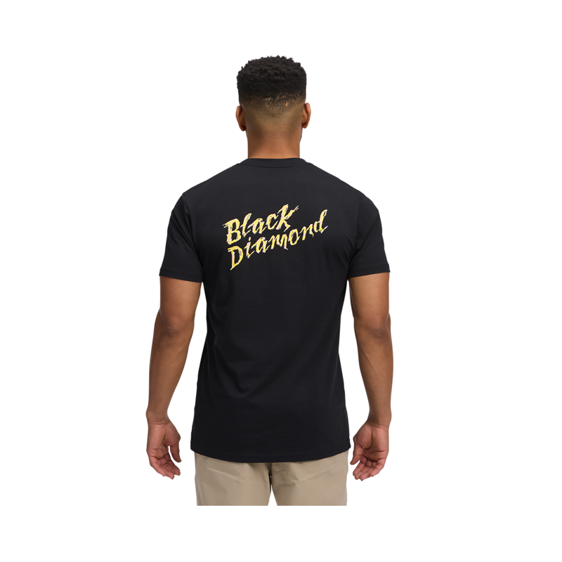 Black Diamond Men's Shredded SS T-Shirt Black-4