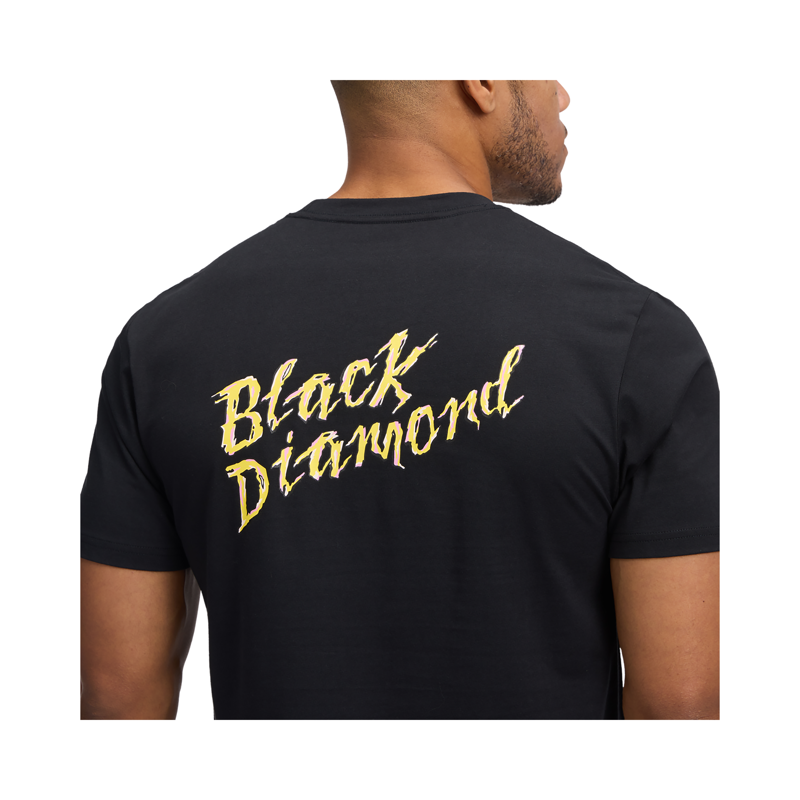 Black Diamond Men's Shredded SS T-Shirt Black-6