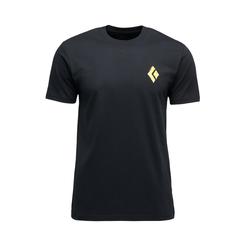 Black Diamond Men's Shredded SS T-Shirt Black