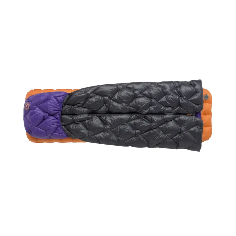 Big Agnes Fly Creek UL Zip Quilt Regular Asphalt / Royal Purple-2