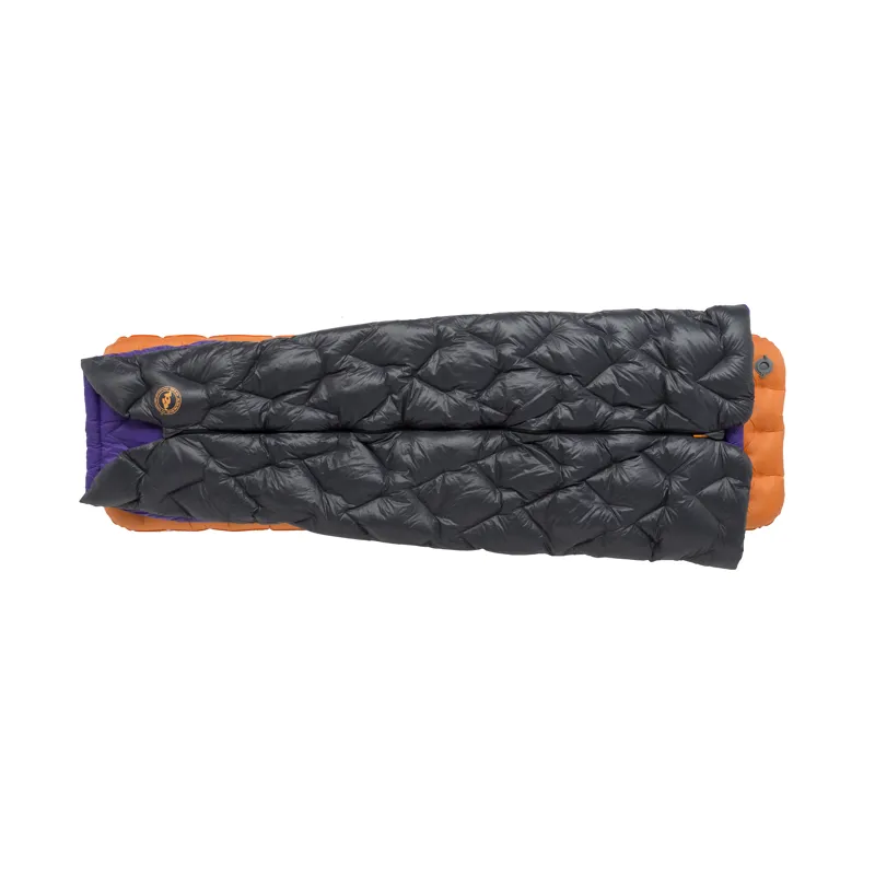 Big Agnes Fly Creek UL Zip Quilt Regular Asphalt / Royal Purple-3