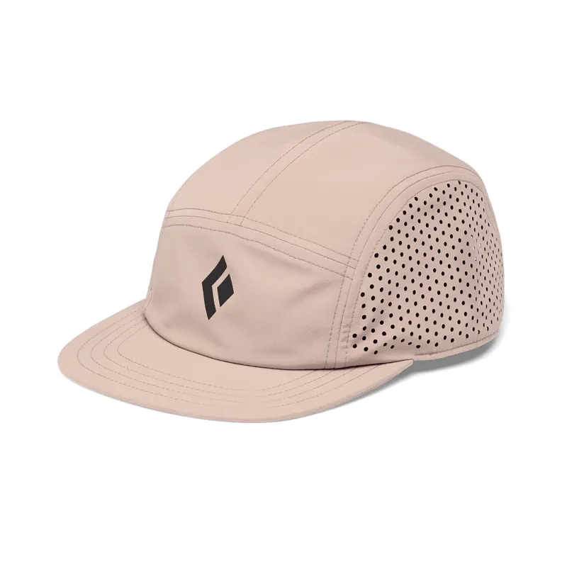 Black Diamond 5 Panel Synthetic Cap Pale Mauve/Black