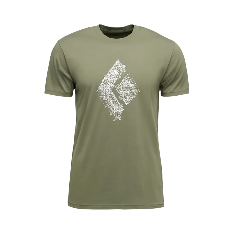 Black Diamond Men's Engineered Diamond SS Tee Tundra