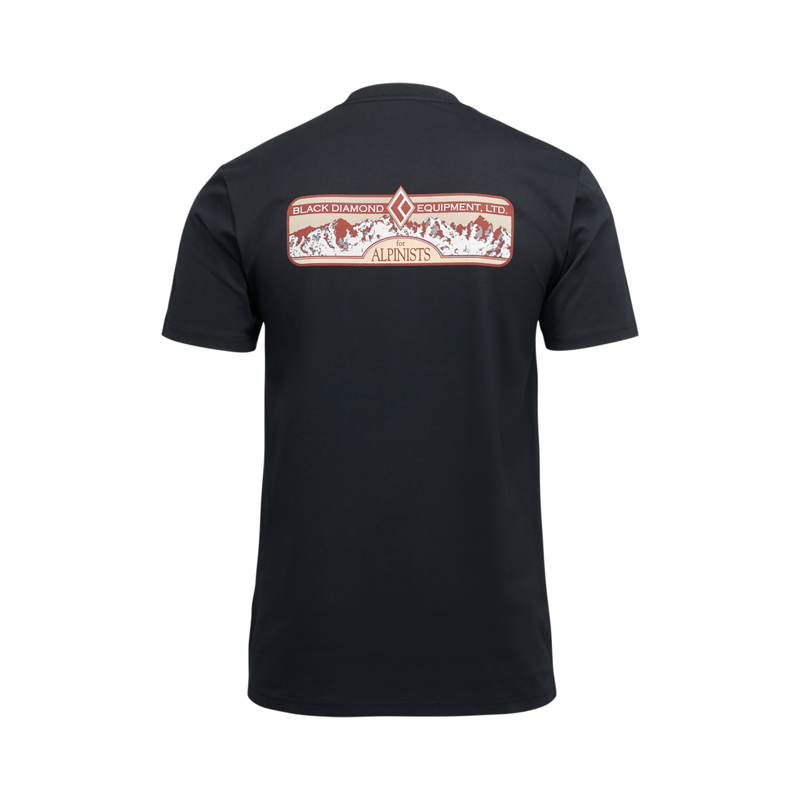 Black Diamond Men's Heritage Alpinist SS Tee Black-1