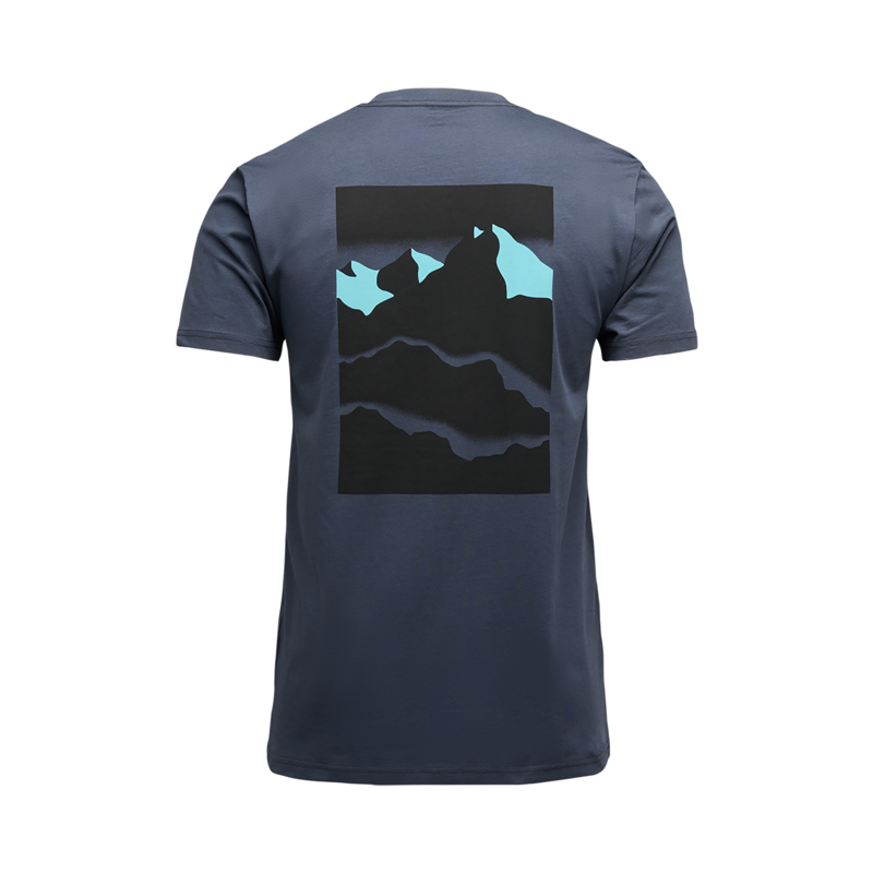 Black Diamond Men's Mountainscape SS Tee Charcoal-1
