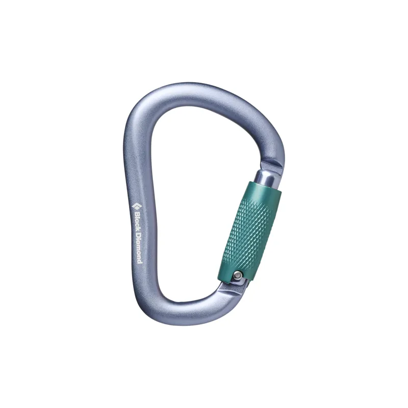 Black Diamond Rocklock Triple Lock Carabiner Grey