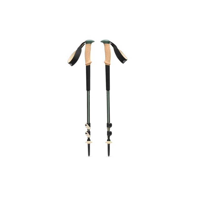 Black Diamond Trail Cork Trekking Poles Laurel Green