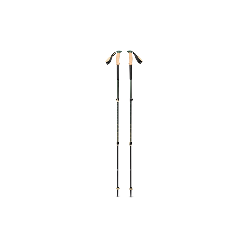 Black Diamond Trail Cork Trekking Poles Laurel Green-1