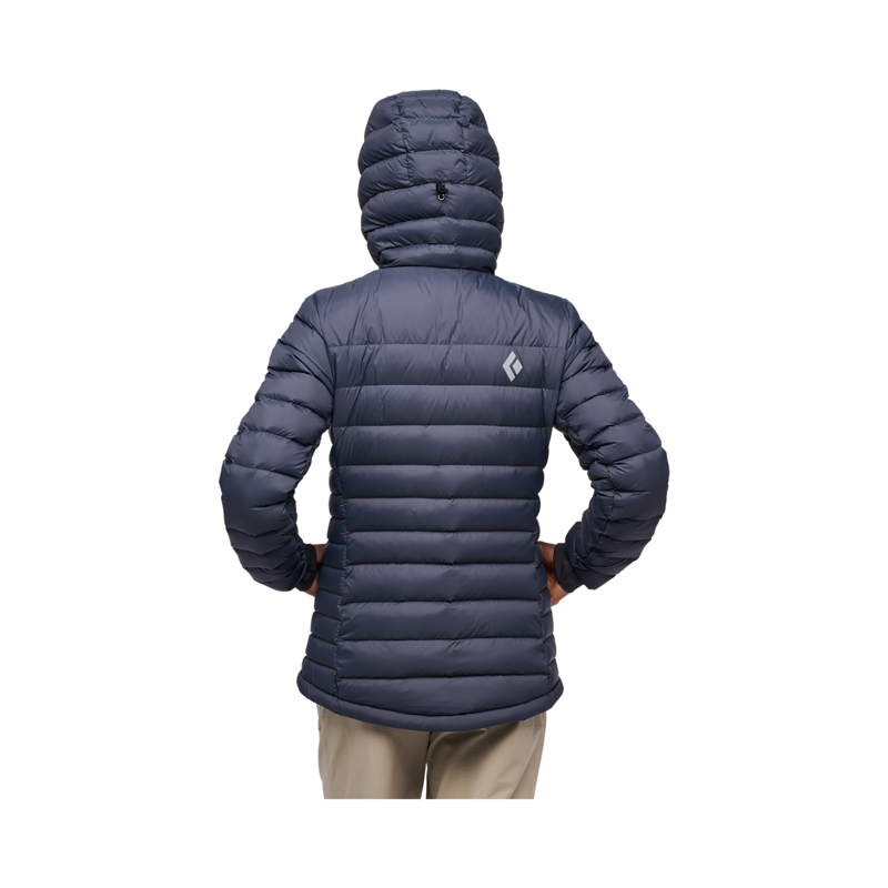 Black Diamond Women's Access Down Hoodie Charcoal-3