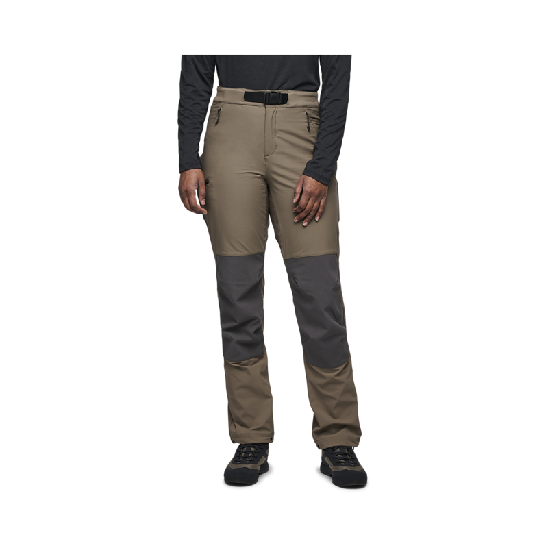 Black Diamond Women's Alpine Hybrid Pants Walnut/Anthracite-6