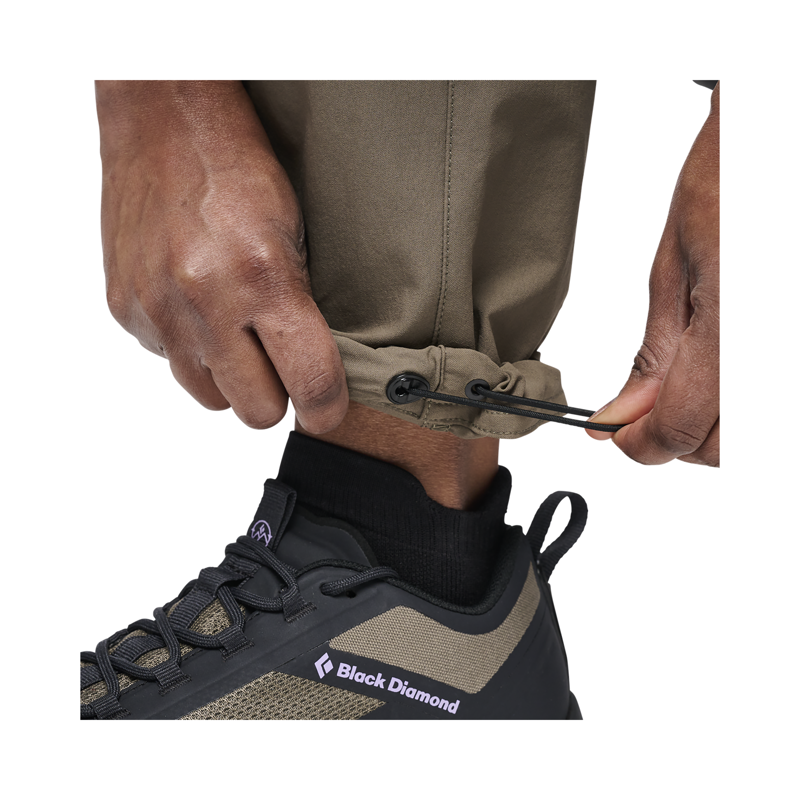 Black Diamond Women's Alpine Hybrid Pants Walnut/Anthracite-5