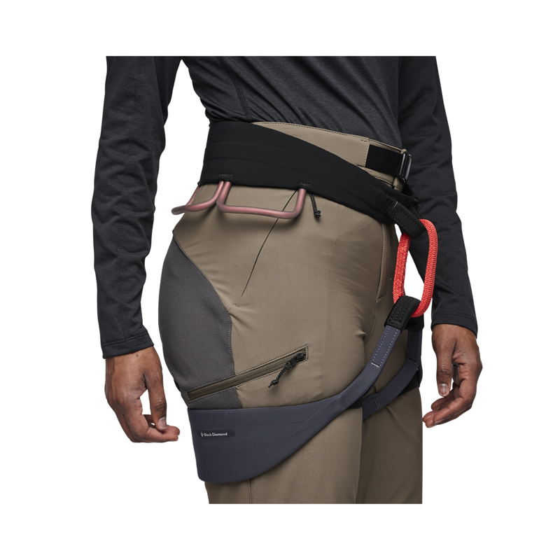 Black Diamond Women's Alpine Hybrid Pants Walnut/Anthracite-2