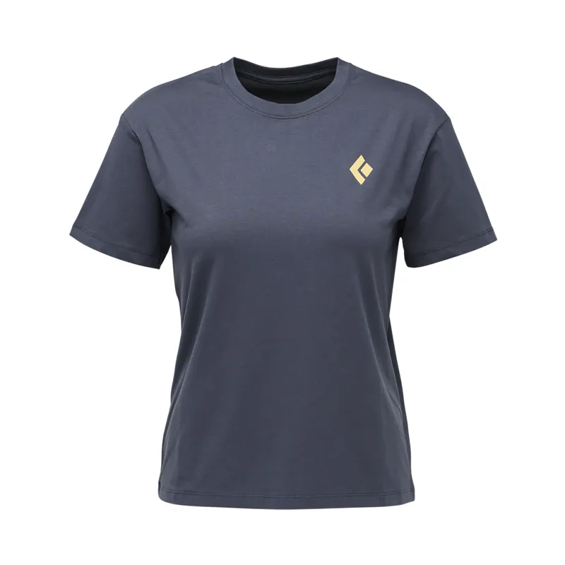 Black Diamond Women's Heritage Badge SS Tee Charcoal