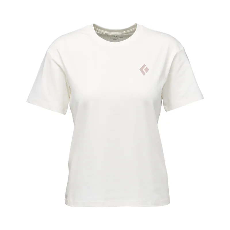 Black Diamond Women's Heritage Badge SS Tee Off White
