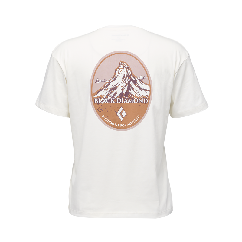Black Diamond Women's Heritage Badge SS Tee Off White-1