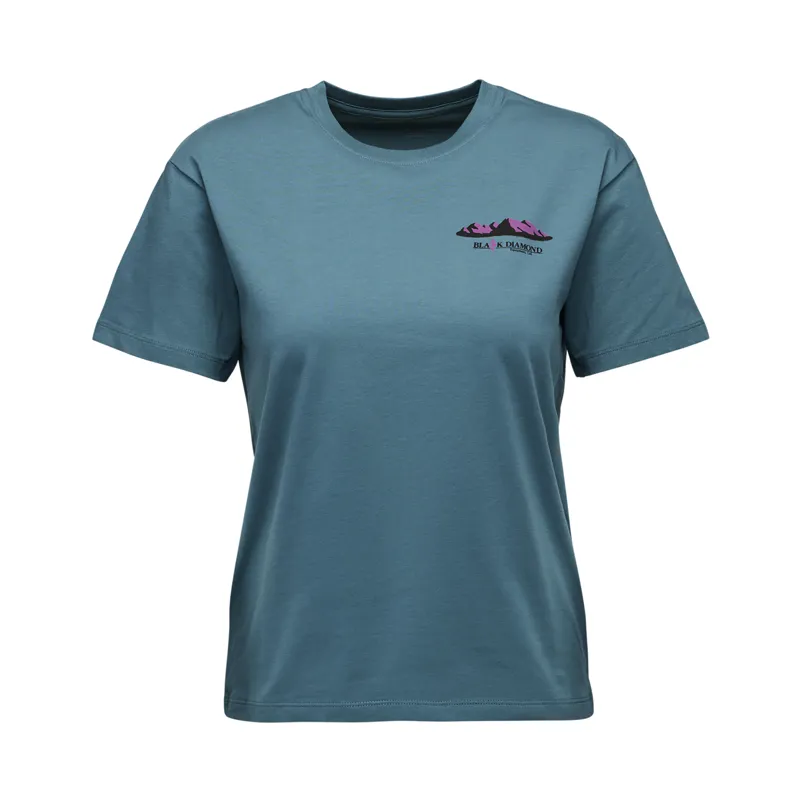 Black Diamond Women's Mountainscape SS Tee Creek Blue