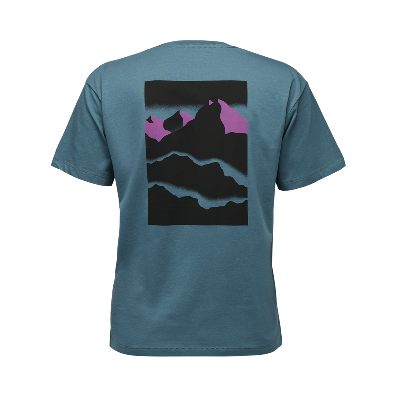 Black Diamond Women's Mountainscape SS Tee Creek Blue-1