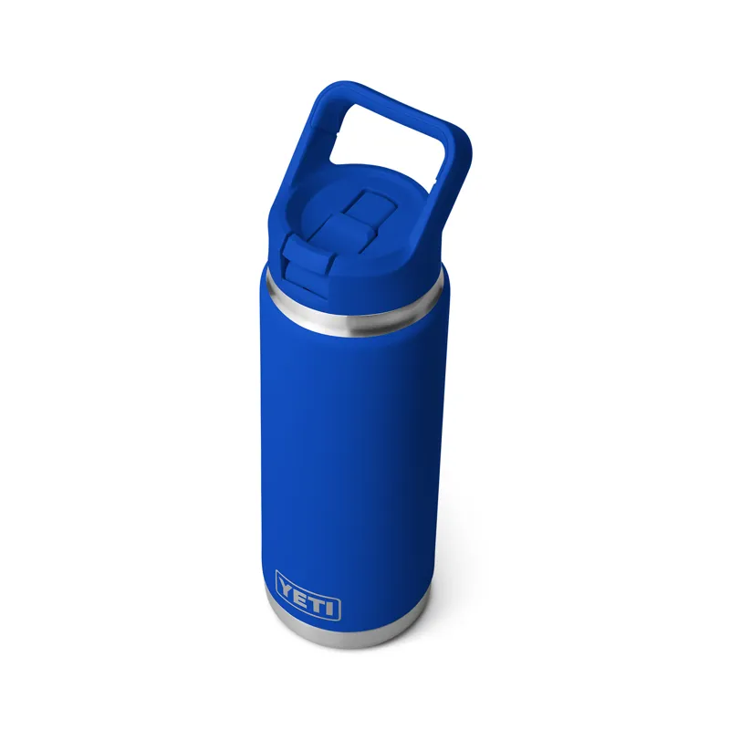 YETI Rambler 26oz Colour Straw Bottle Royal Blue-2