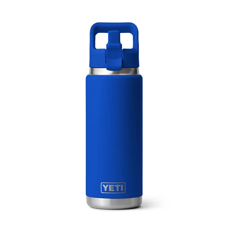 YETI Rambler 26oz Colour Straw Bottle Royal Blue