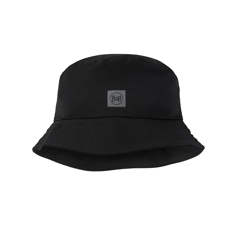 Buff Adventure Bucket Hat Solid Black