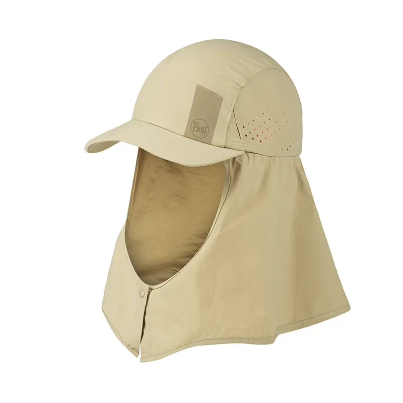 Buff Desert Cap Solid Birch Grey