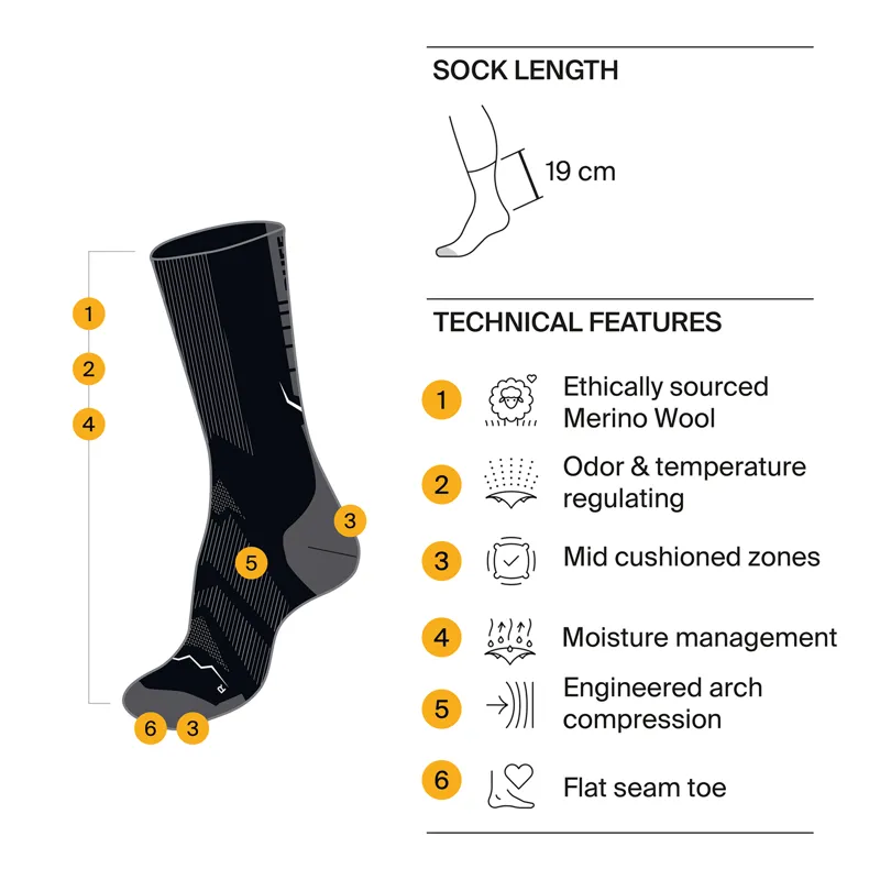 BUFF LW Merino Wool Crew Umber Khaki-3