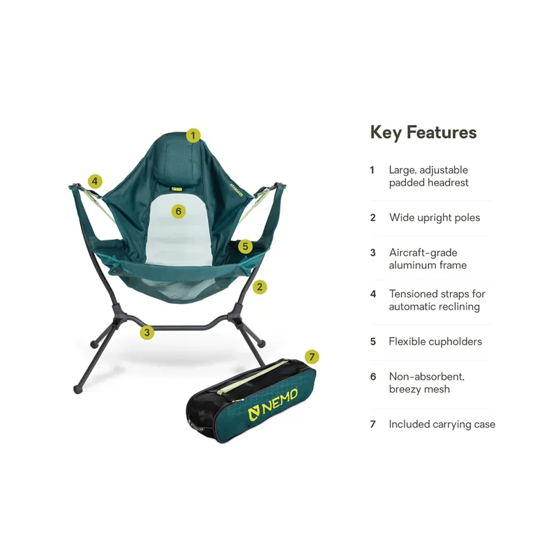 NEMO Equipment Stargaze Reclining Chair Lagoon-4