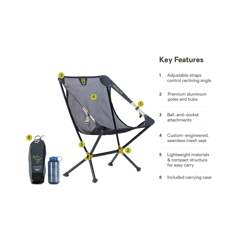 NEMO Equipment Moonlite Reclining Chair Black Pearl-5