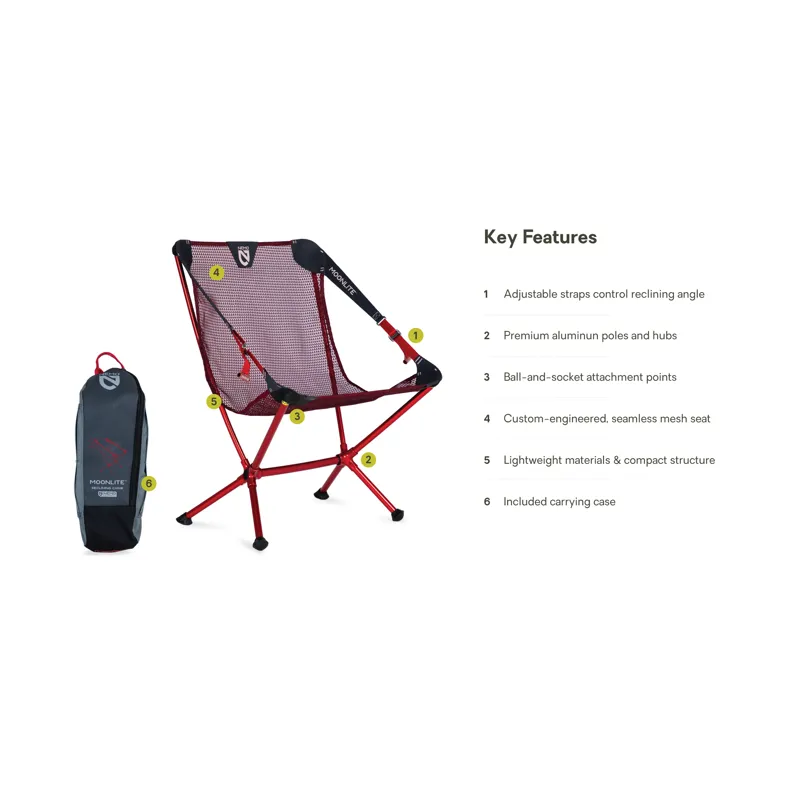 NEMO Equipment Moonlite Reclining Chair Deep Claret-1