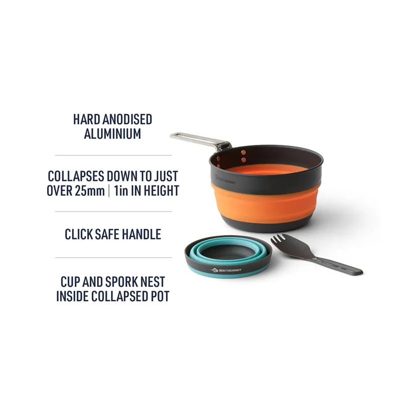Sea to Summit Frontier Ultra-Light Collapsible Three-Piece Cook Set-7
