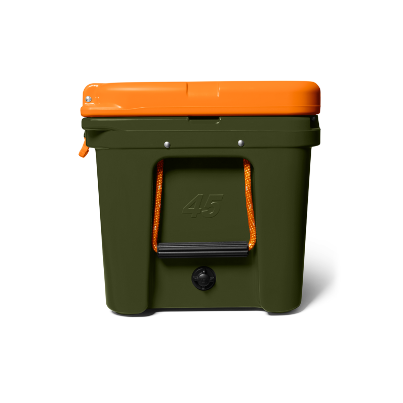 YETI Tundra 45 Cooler Olive/King Crab Orange-1