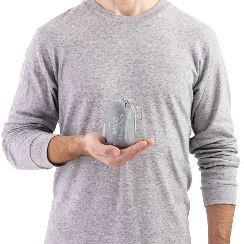 Sea to Summit Aeros Down Large Pillow Neutral Grey-3