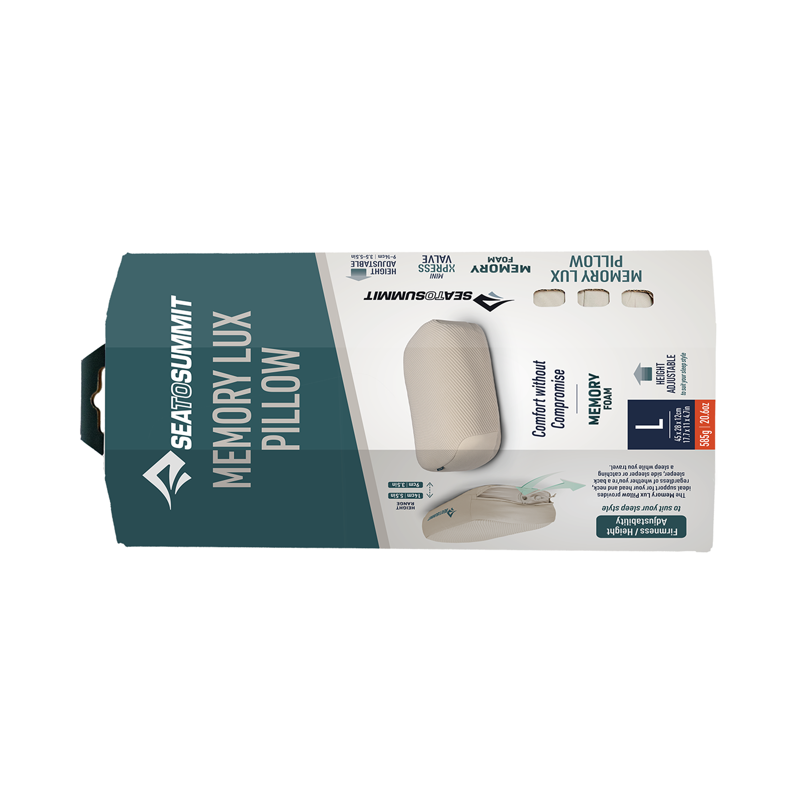 Sea to Summit Memory Lux Pillow Large Mediterranean-1