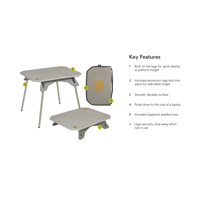 NEMO MOONLANDER TABLE NEMO MOONLANDER - A Camp Table Worth its BIG Price?