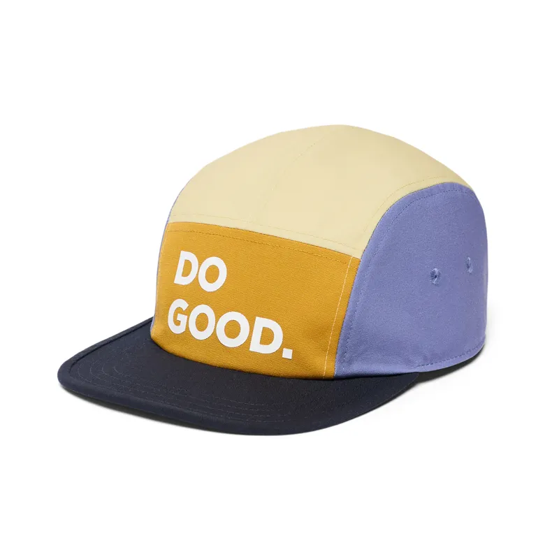 Cotopaxi Do Good Five-Panel Hat Amber Carbon