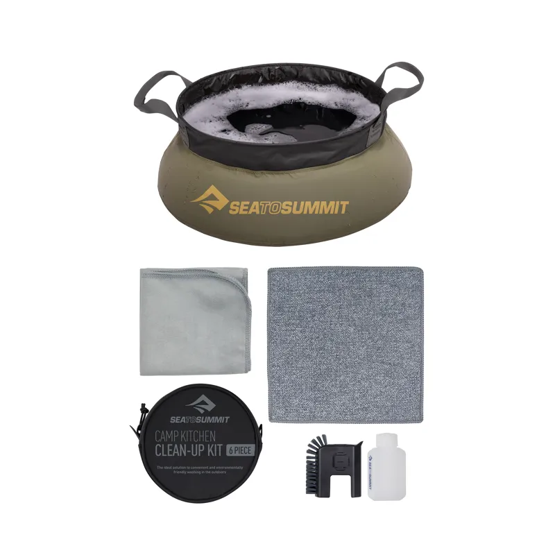 Sea to Summit Camp Kitchen Clean Up Kit Six Piece