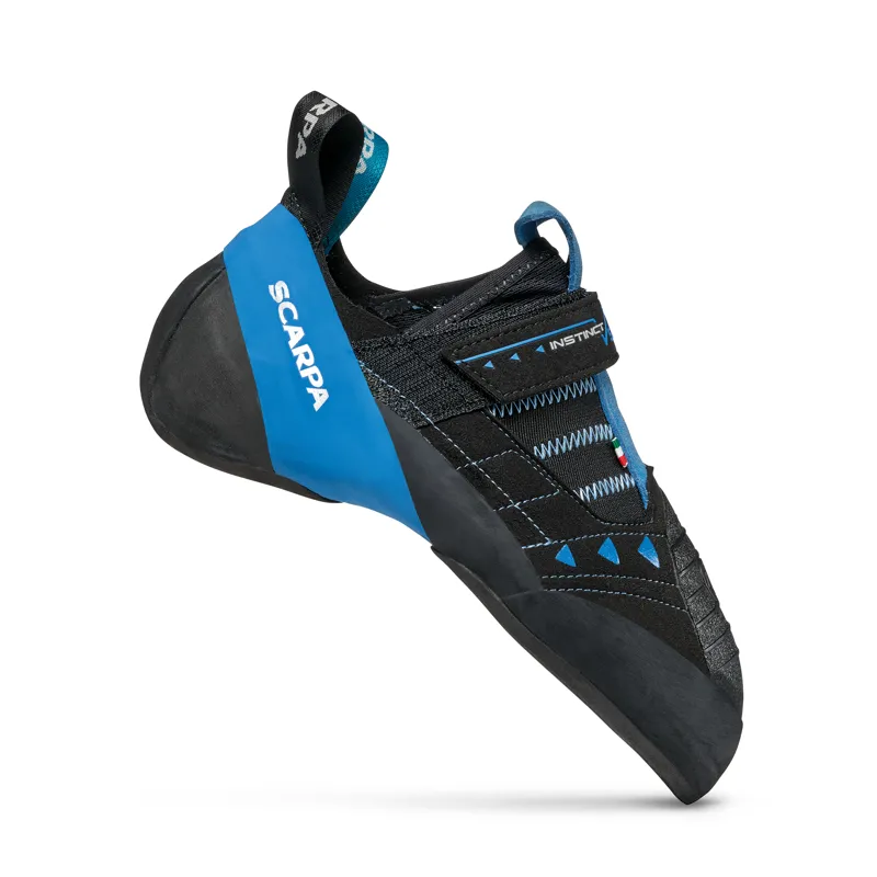Scarpa Men's Instinct VS-R Climbing Shoes Black / Azure-6